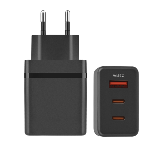 USB and USB C Adapter - 33W Fast Charger - Universal - Black