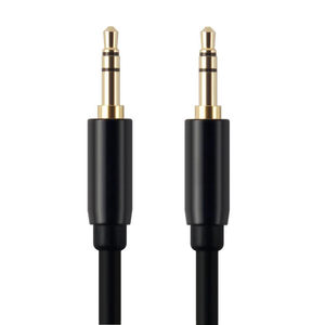 Audiokabel 3.5mm - 1 Meter - Zwart