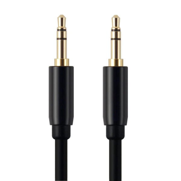 Audiokabel 3.5mm - 1 Meter - Zwart
