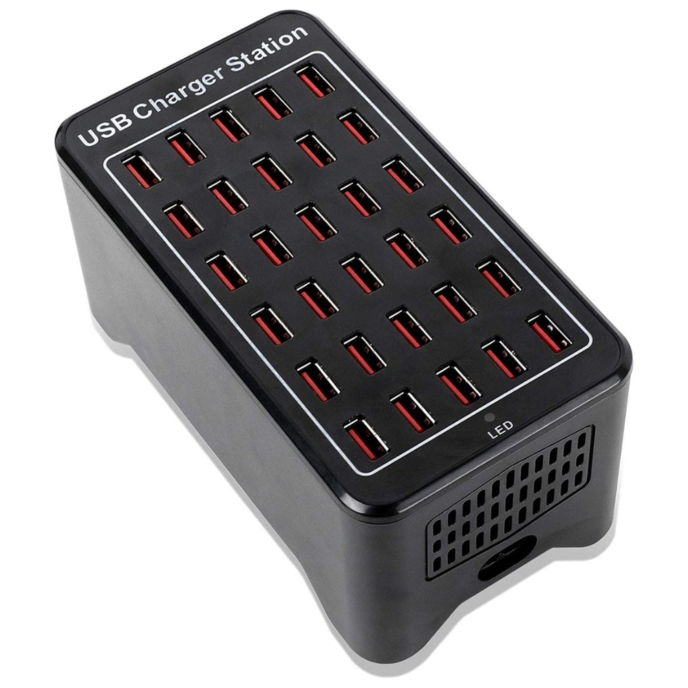 USB Hub - 30 USB Poorten - 150 Watt