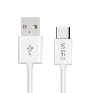 USB-A naar USB C Oplaadkabel - 3 Meter - Wit