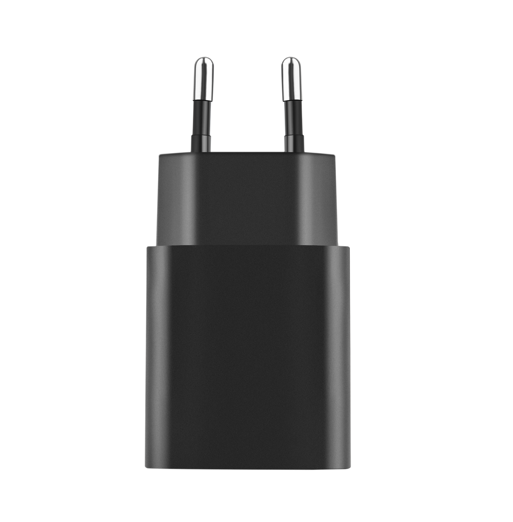 USB en USB C Adapter - Snellader - 25W - Zwart