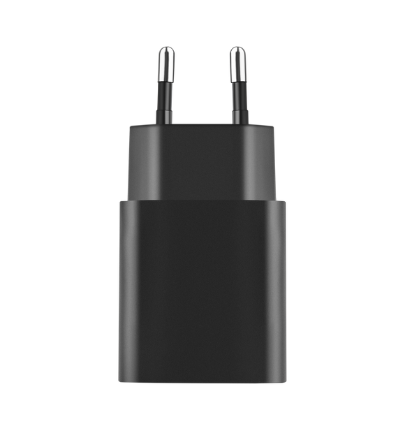 USB en USB C Adapter - Snellader - 25W - Zwart