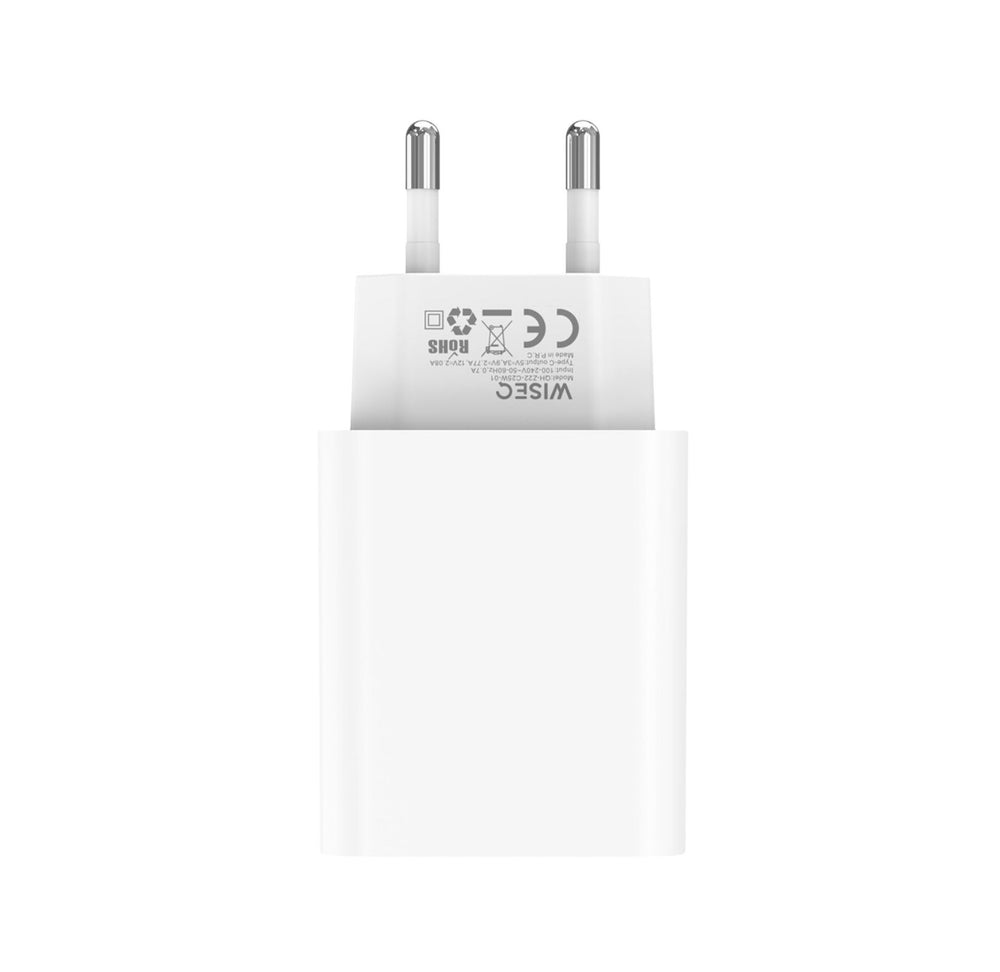 USB-C Adapter - Snellader - 25W - Universeel - Wit