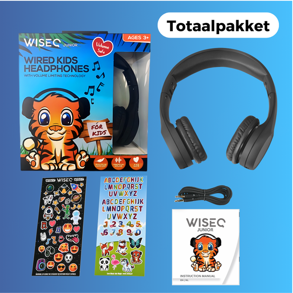 Junior - Bedraad - Hufterproof - Zwart