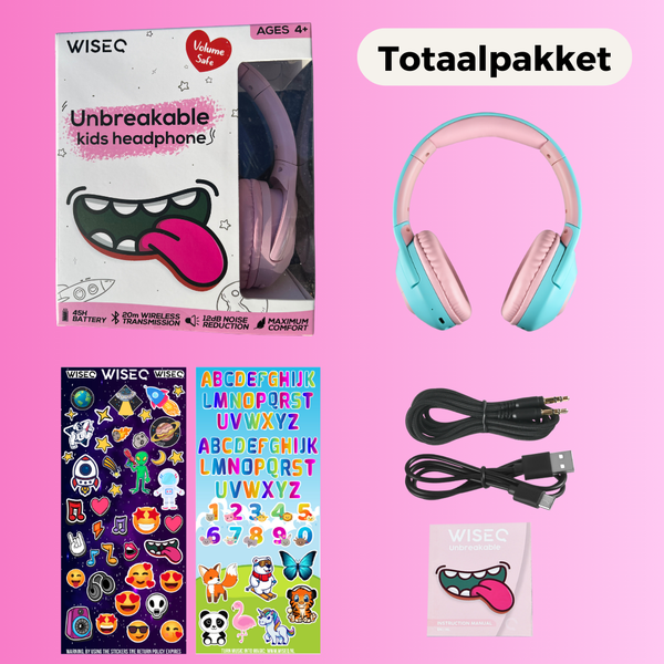 Unbreakable - Wireless - 45 hours of music - Unicorn-Bubblegum