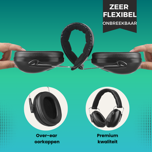 Gehoorbescherming voor Kinderen - Zwart - 26 Decibel