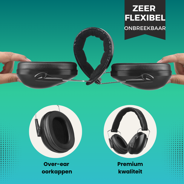 Gehoorbescherming voor Kinderen - Zwart - 26 Decibel