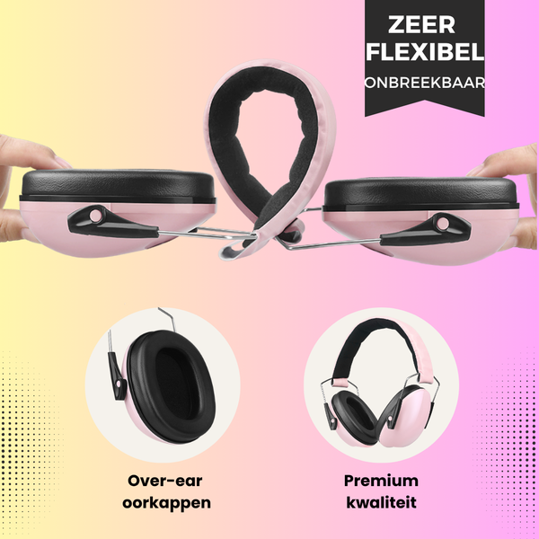 Gehoorbescherming voor Kinderen - Roze - 26 Decibel