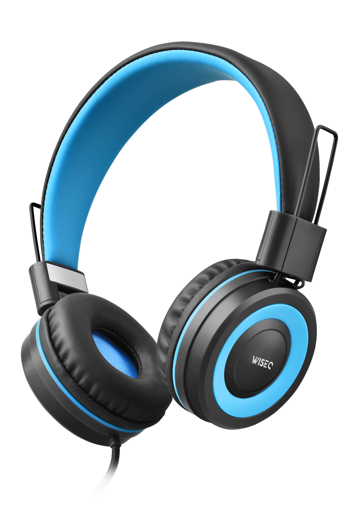 WiseQ One kinderkoptelefoon, zwart-blauw