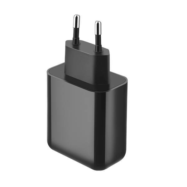 USB- en USB C Adapter – 45W Snellader - GaN - Universeel - Zwart