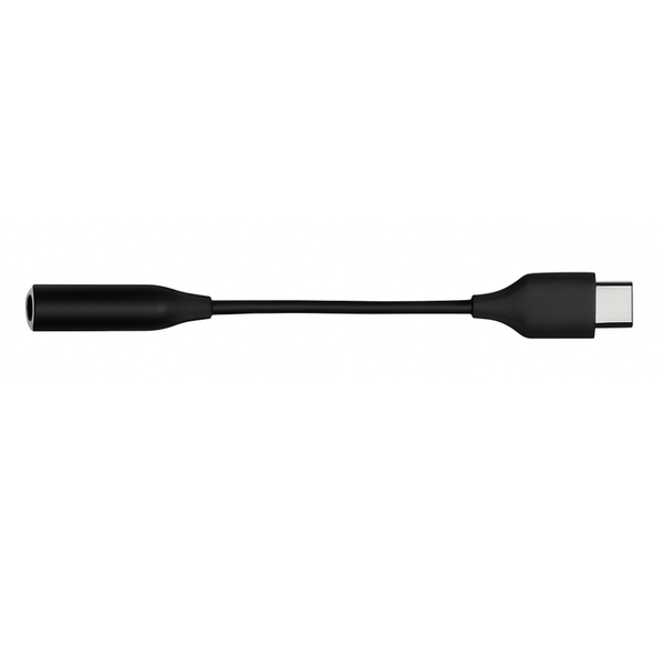 USB C Naar AUX (Female) Audio Kabel - 11 cm – Zwart