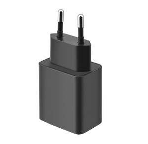 USB en USB C Adapter - Snellader - 25W - Zwart
