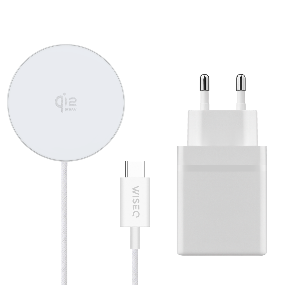 25W Draadloze Magnetische Snellader 38W Multi-Port Adapter – Geschikt voor MagSafe