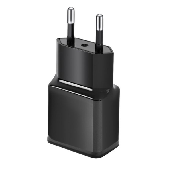 Oplader met Micro-USB Oplaadkabel - 1 Meter - Zwart