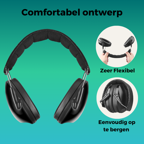 Gehoorbescherming voor Kinderen - Zwart - 26 Decibel