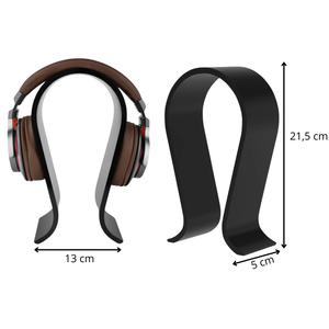 Koptelefoon Houder Plastic - Zwart