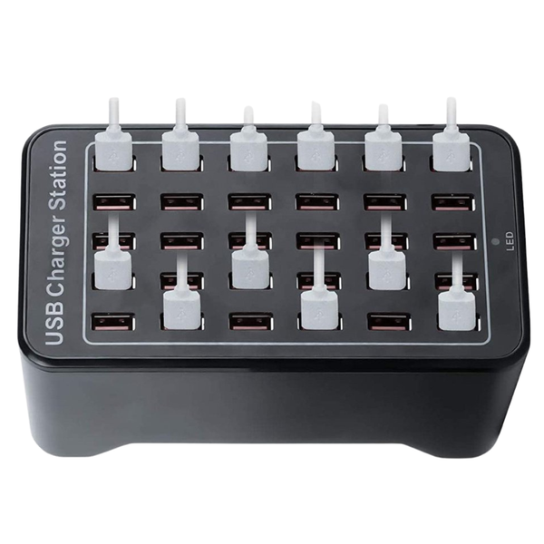 USB Hub - 30 USB Poorten - 150 Watt