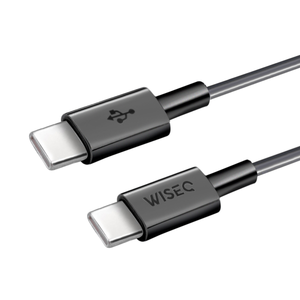 USB C naar USB-C Kabel - 3 Meter - Zwart