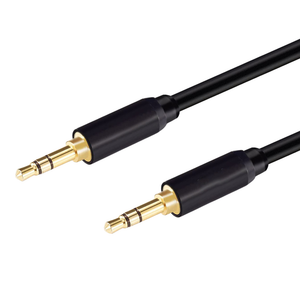 Audiokabel 3.5mm - 1 Meter - Zwart