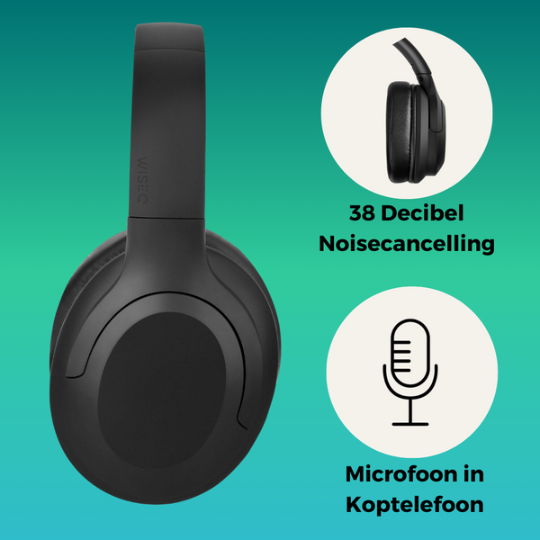 Kids ANC Black - Wireless - Active Noise Cancelling
