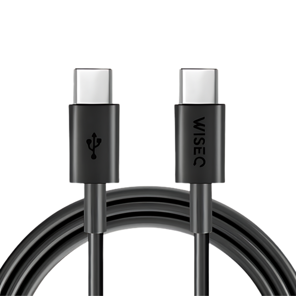 USB C naar USB-C Kabel - 3 Meter - Zwart