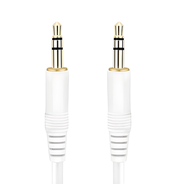 Audiokabel 3.5mm - 1 Meter - Wit