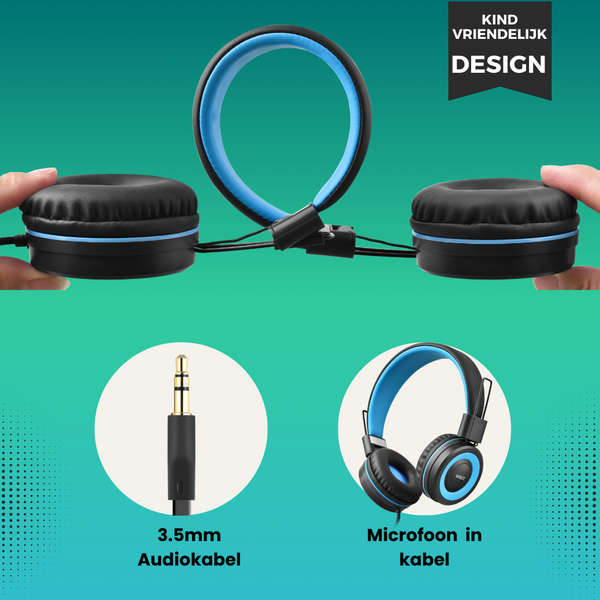 One - Wired - Very Flexible - Black-Blue