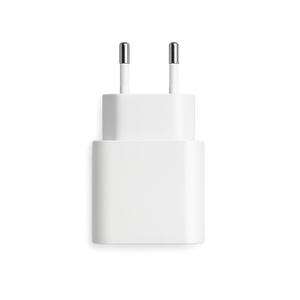 Witte USB C adapter geschikt voor iPhone en iPad