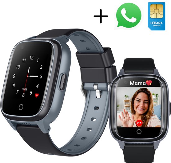 Smartwatch voor Kinderen - Zwart