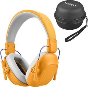 Gehoorbescherming Kinderen - Dempende Oorkap met Beschermhoes - Geel – 28dB