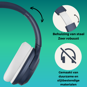 Kids ANC Navy - Draadloos - Active Noise Cancelling