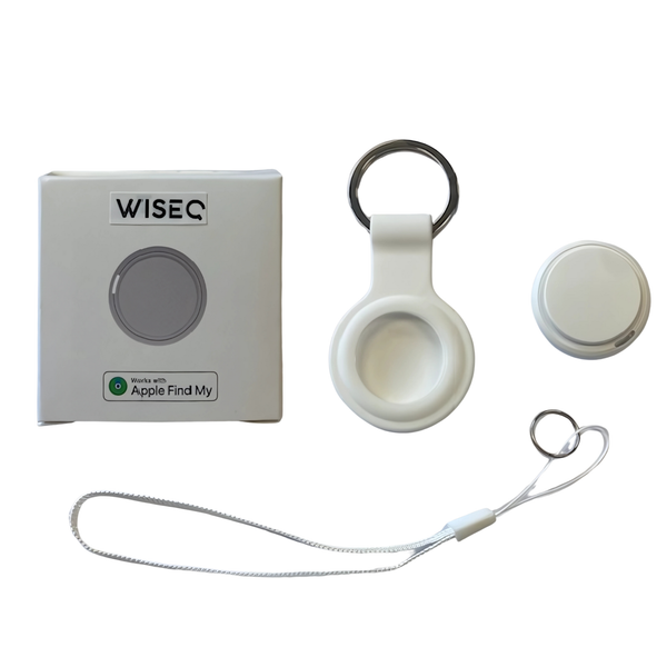 GPS Tracker - Inclusief sleutelhanger - 1 stuk - Wit