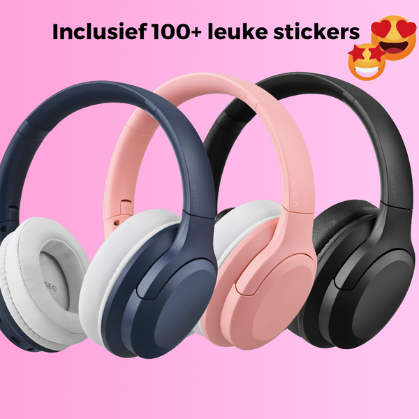 Kids ANC Roze - Draadloos - Active Noise Cancelling