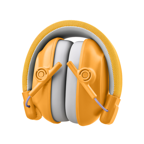 Gehoorbescherming Kinderen - Dempende Oorkap met Beschermhoes - Geel – 28dB