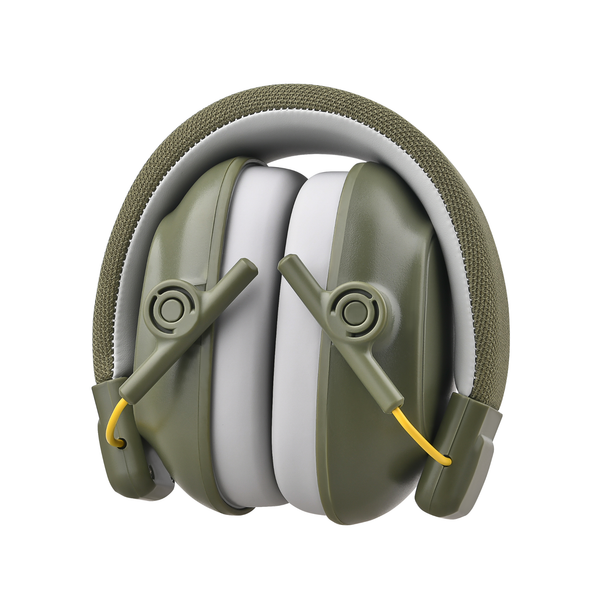 Gehoorbescherming Kinderen - Dempende Oorkap met Beschermhoes - Legergroen – 28dB