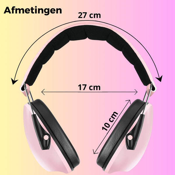 Gehoorbescherming voor Kinderen - Roze - 26 Decibel
