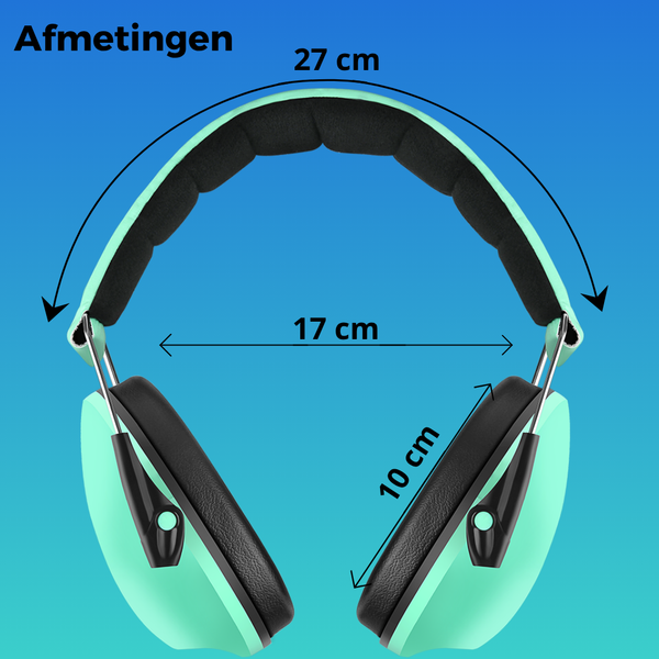 Gehoorbescherming voor Kinderen - Mintgroen - 26 Decibel