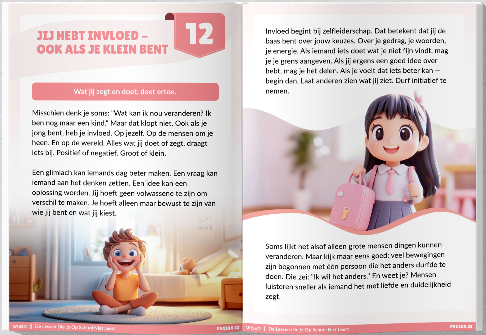 E book pagina kind educatie zelfvertrouwen opbouwen omgaan met emoties je hebt invloed als kind WiseQ