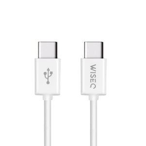 Witte Samsung USB C snellader 25W kabel geschikt voor Galaxy S24 S23 S22 close up