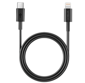 USB C naar Lightning Kabel 1.2m Zwart