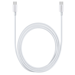 Witte USB C naar USB C kabel 100W oplaadkabel geschikt voor MacBook en iPhone