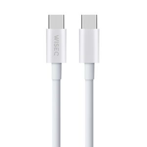 Witte USB C naar USB C snellaadkabel 100W geschikt voor MacBook en iPhone