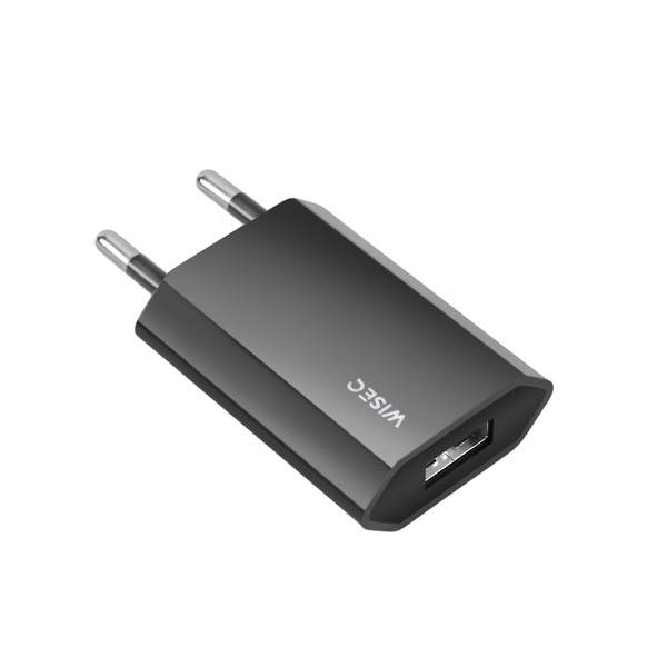 USB adapter geschikt voor iPhone zwart WiseQ