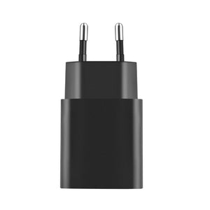Universele 33W USB en USB C adapter zwart met EU stekker