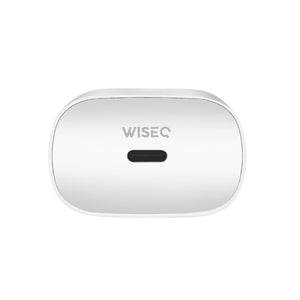 Witte WiseQ 25W USB C snellader universeel met USB C aansluiting vooraanzicht