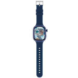 Blauw GPS kinderhorloge met simkaart – WiseQ smartwatch voor kinderen met bellen, tracking en touchscreen