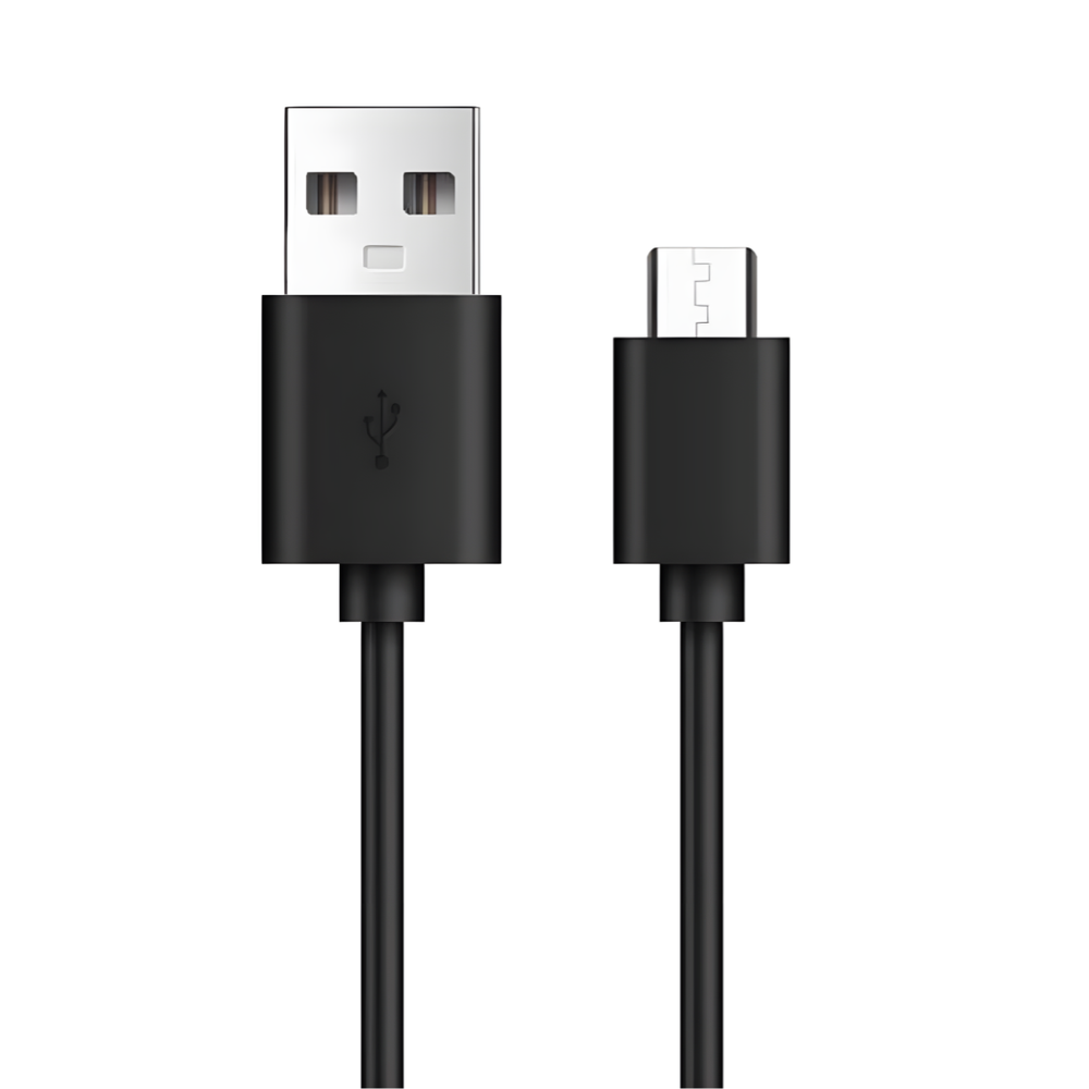 WiseQ Micro USB oplaadkabel zwart geschikt voor Xbox One en Playstation 4