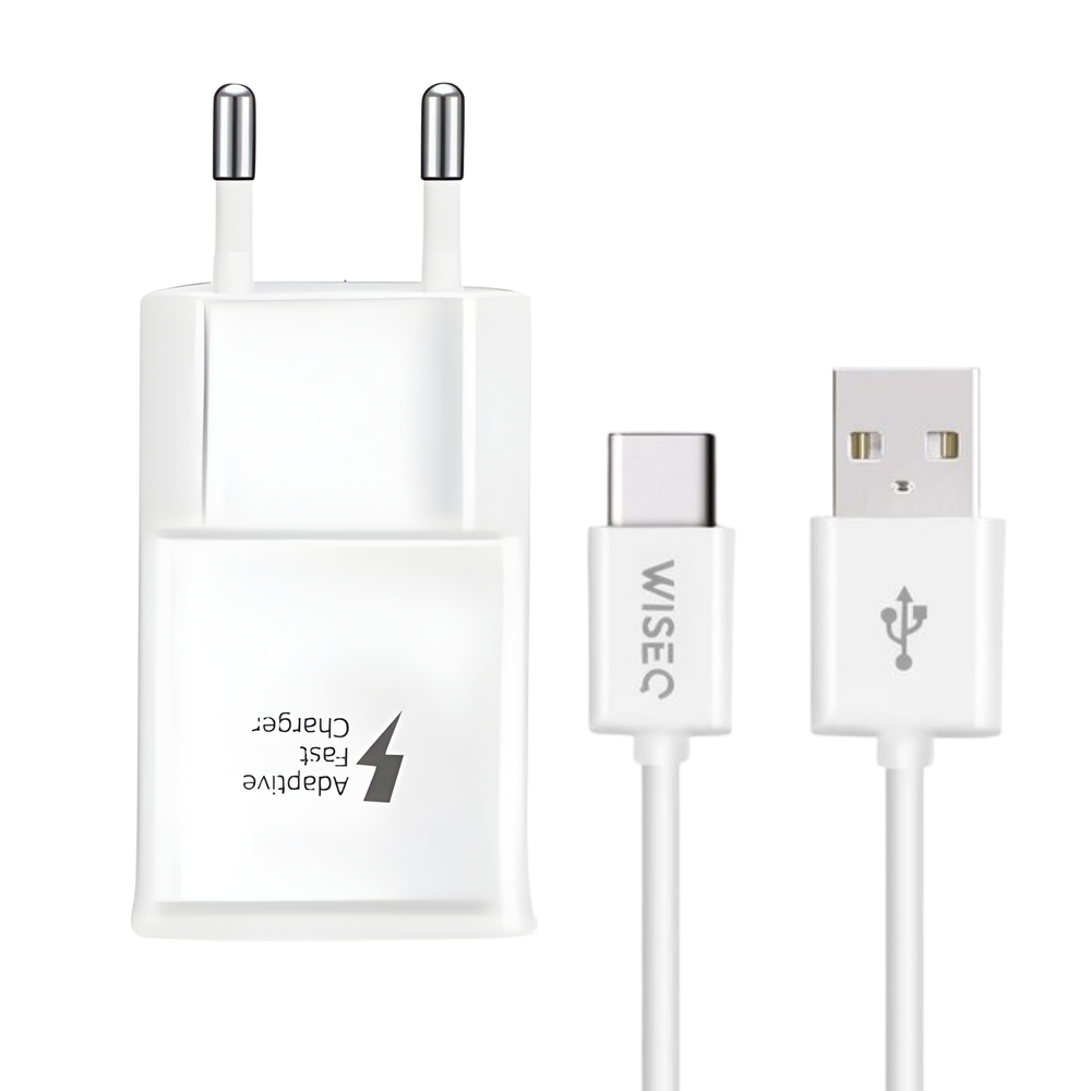 Oplader - USB naar USB-C Oplaadkabel - 1 Meter - Wit