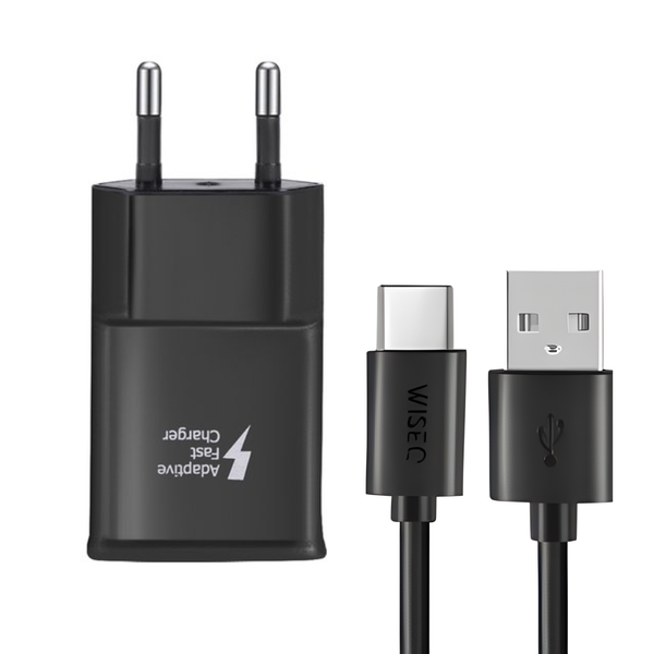 Oplader - USB naar USB-C Oplaadkabel - 3 Meter - Zwart